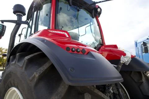 New Valtra tractor model T 234 in different colors Stock Photos