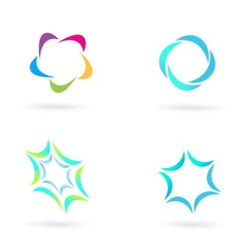 New various Mix / Blue Stock Illustration