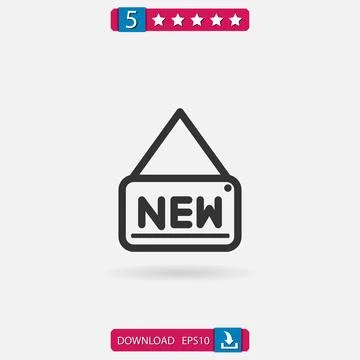 New vector icon Stock Illustration