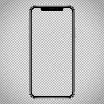 New vector Smartphone template for web interface, app demo mockup. No frames and Stock Illustration