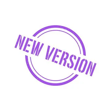 New Version Stamp, New Version Grunge Round Sign Stock Illustration