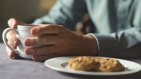 New Version Tea and Biscuits Stock Footage 89227258