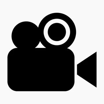 New video camera line icon. Ilustración de archivo