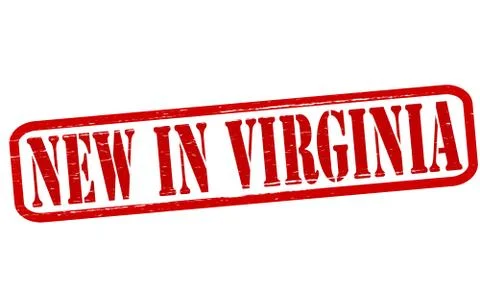 New in Virginia Illustrazione stock
