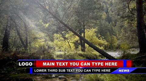 New Vision Lower Third Stock After Effects