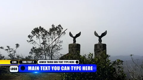 New Vision Lower Third Stock After Effects