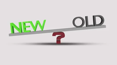New vs Old Comparison. 3d Animation. Stock Footage 259743555