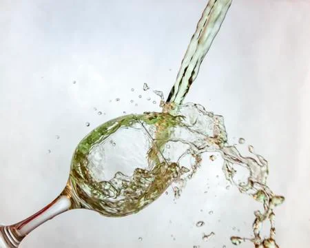 New way of pouring drinks Stock Photos