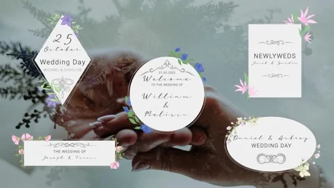 New Wedding Titles Catálogo de After Effects