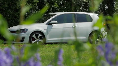 New White Car Stock Footage 242850036