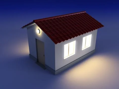 New white house Stock Illustration