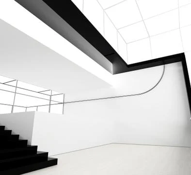 New white office Stock Illustration