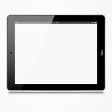 The new wide tablet Stock Illustration