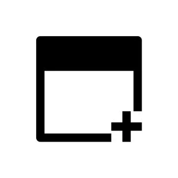 New Window Web Icon Stock Illustration