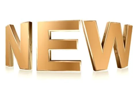 New word Stock Illustration