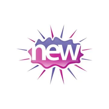 New word Stock Illustration