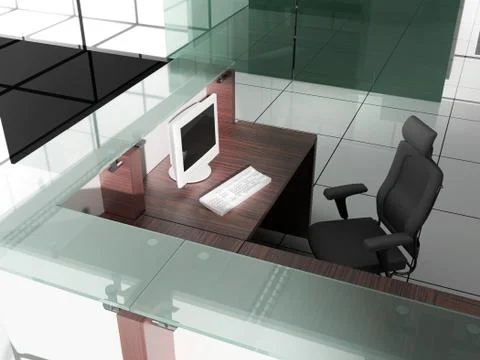 New workplace Stock Illustration