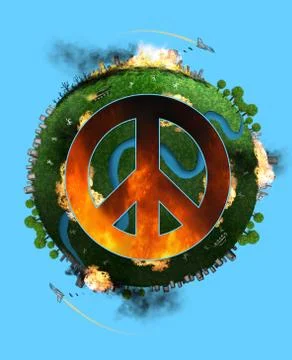 New world war Stock Illustration