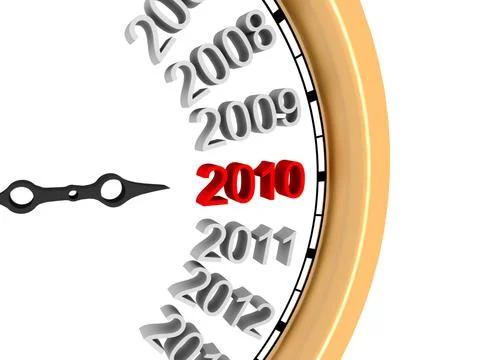 New year 2010 Stock Illustration