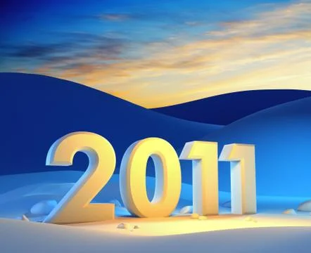 New year 2011 Stock Illustration