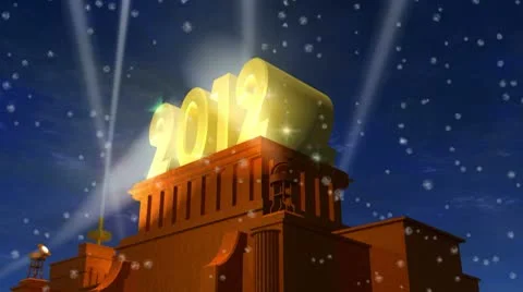 New Year 2012 celebration caption Stock Footage