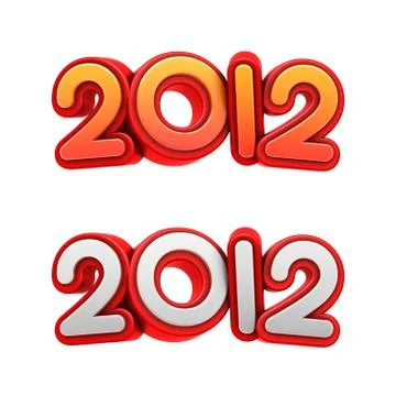 New year 2012. Stock Illustration