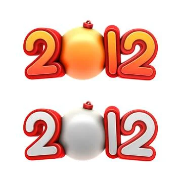 New year 2012. Stock Illustration