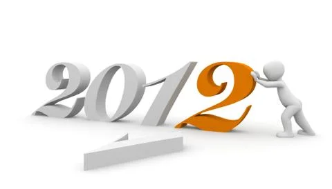 New year 2012 Stock Illustration