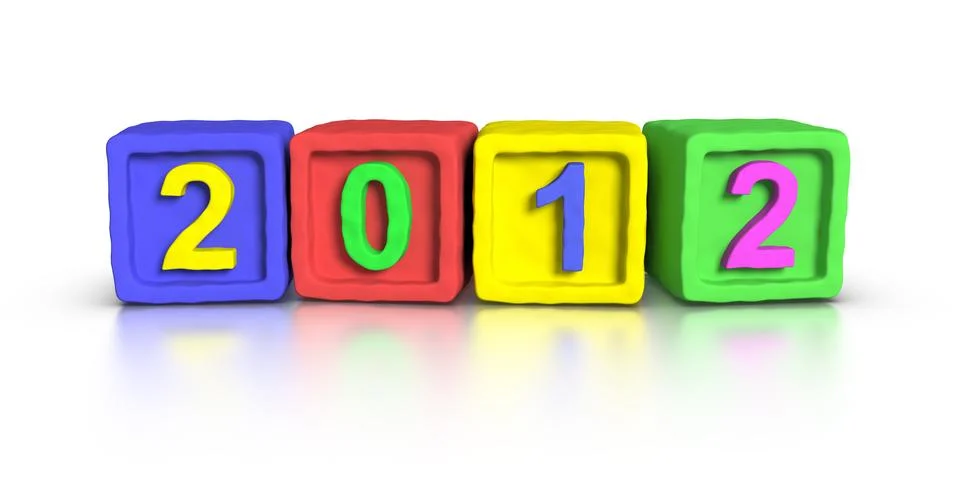 New year 2012 Stock Illustration