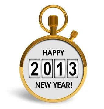 New Year 2013 concept Stock-Illustration