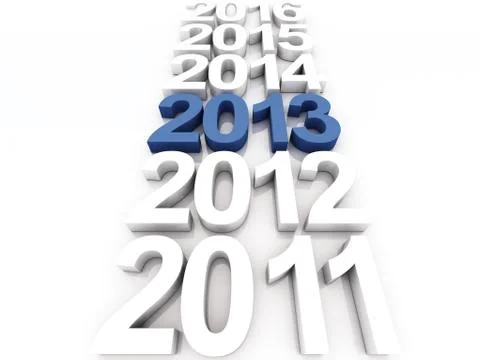 New year 2013 Stock Illustration