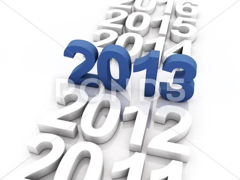 New year 2013 Stock Illustration