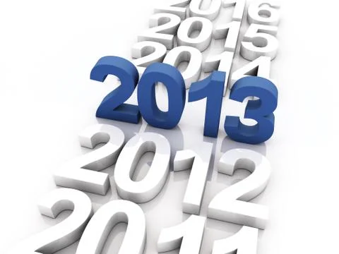New year 2013 Stock Illustration