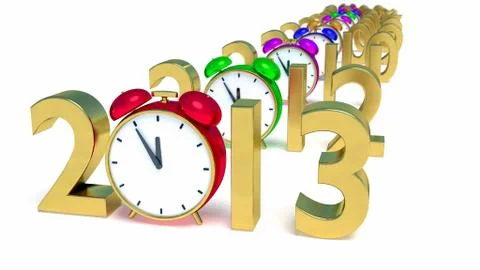 New year 2013 Stock Illustration