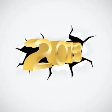 New year 2013 Stock Illustration