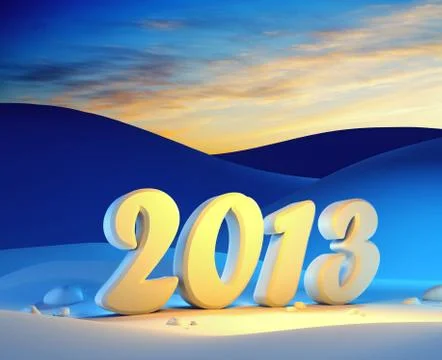 New year 2013 Stock Illustration