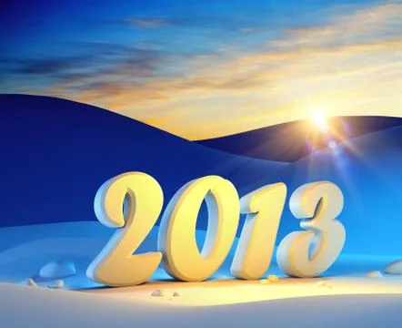 New year 2013 Stock Illustration