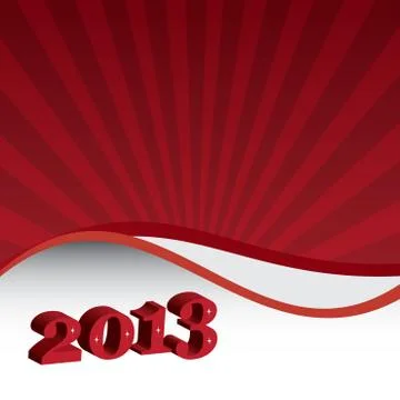New year 2013. Stock Illustration