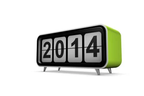 New year 2014 Stock Illustration
