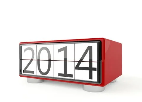New year 2014 Stock-Illustration