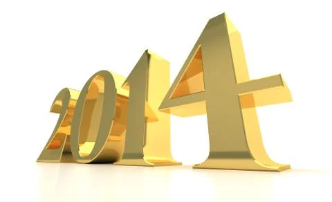 New year 2014 Illustrazione stock