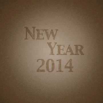 New year 2014. Stock Illustration