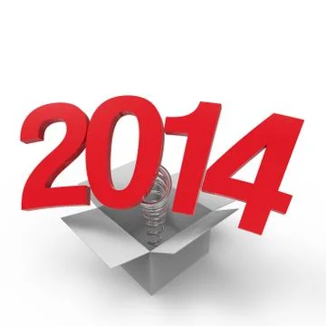 New year 2014 Stock Illustration