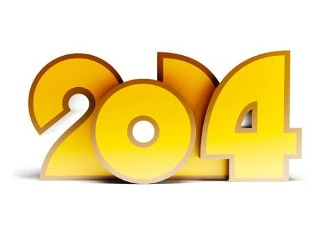 New year 2014 Stock Illustration