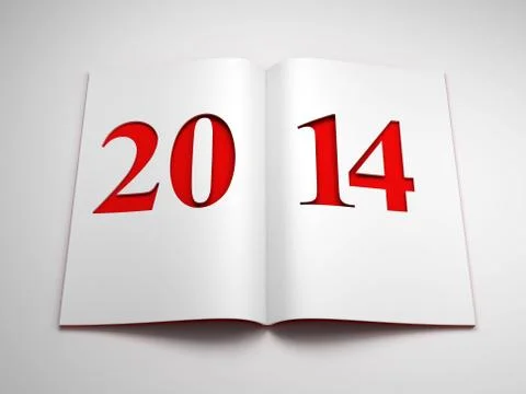 New year 2014 Stock Illustration