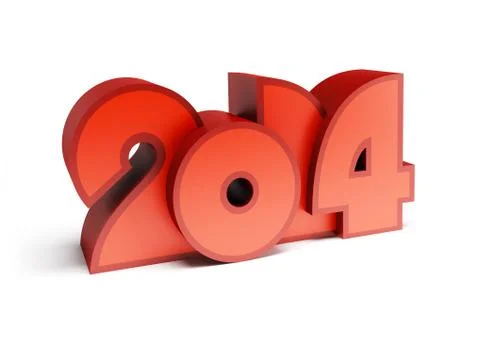 New year 2014 Stock Illustration