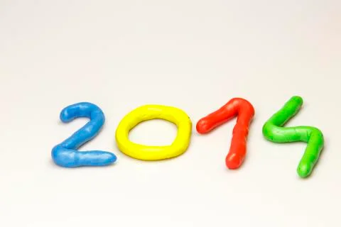 New year 2014 Stock Photos