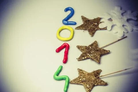 New Year 2014 Stock Photos