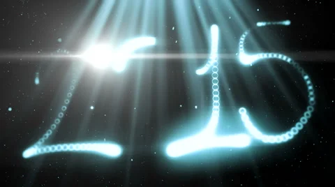 New year 2015 animation 39 Stock Footage 43628071