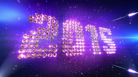 New Year 2015 Background Animation Video stock 42459354